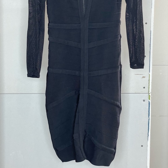 Bebe Bodycon Bandage Mini Dress - Picture 3 of 11